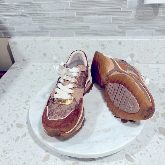 COACH C143 RUNNER 🏃🏾♀️ 🏃♀️SNEAKER 👟NWOB SIZE 5B - Picture 11 of 12